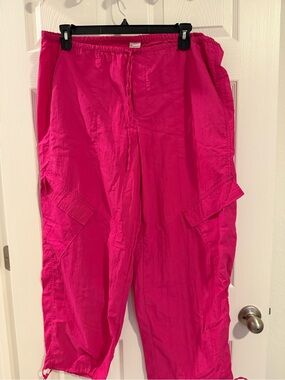 No Boundaries Bright Pink Jogger Pants